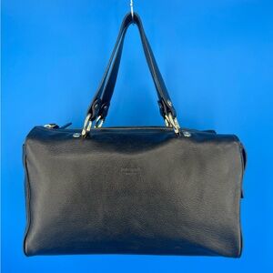 Kate Spade Black Pebbled Leather Satchel